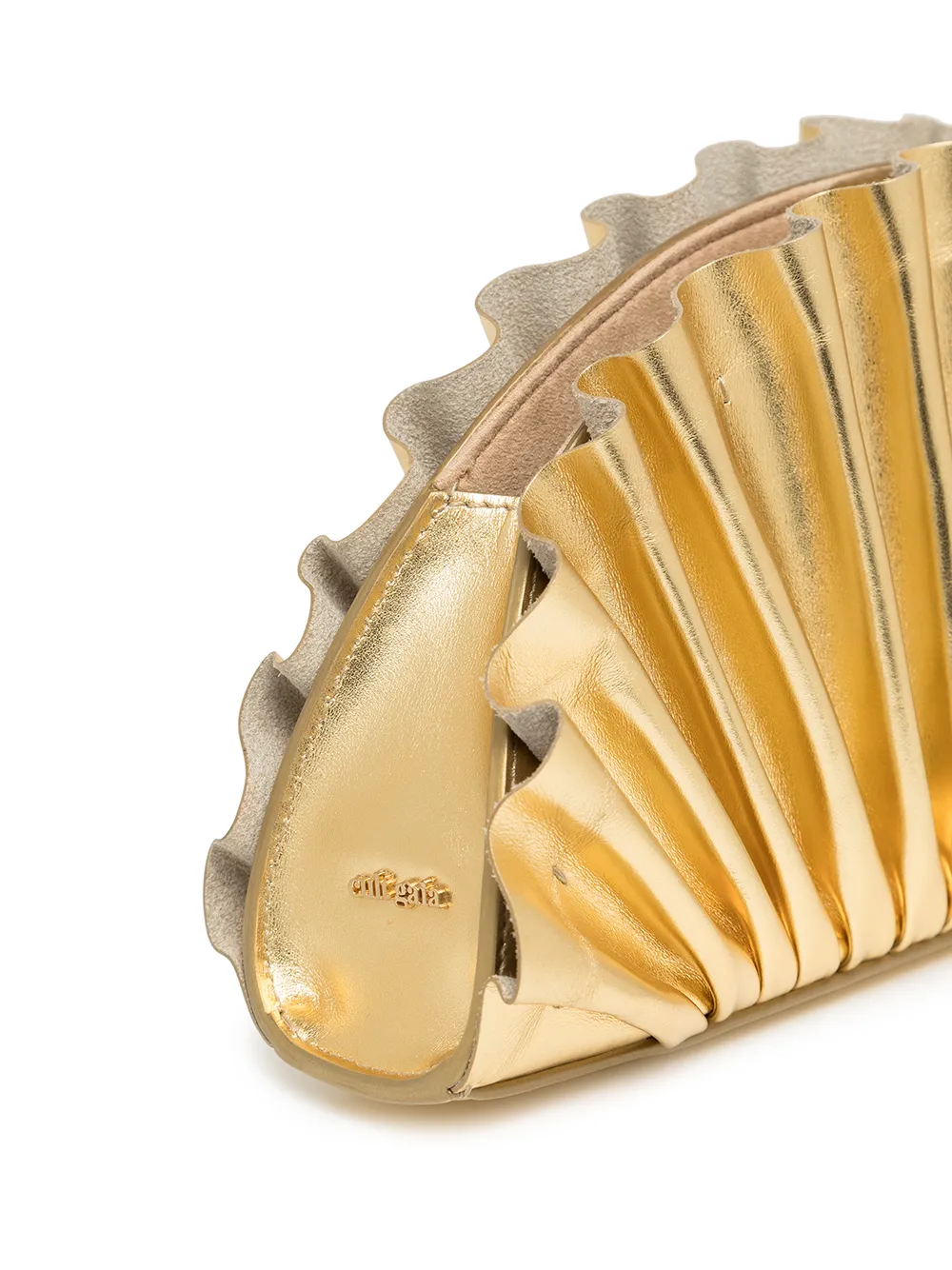 Nala shell-detail mini clutch