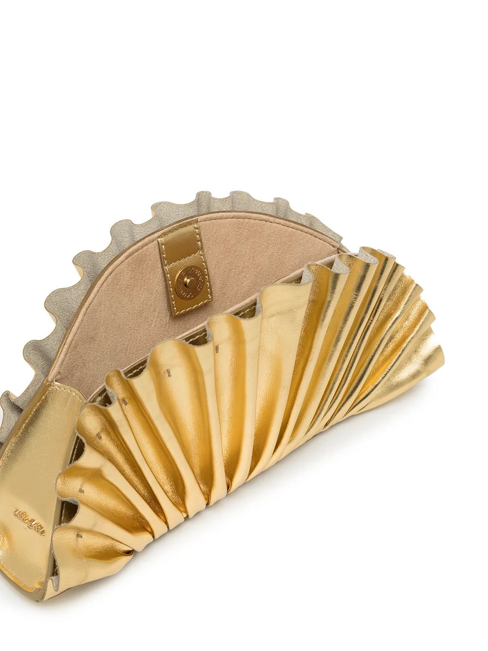 Nala shell-detail mini clutch