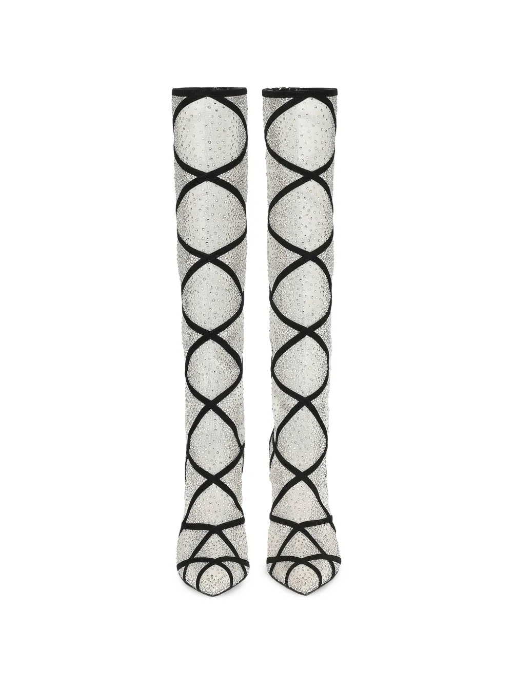 Confetti suede embellished boots