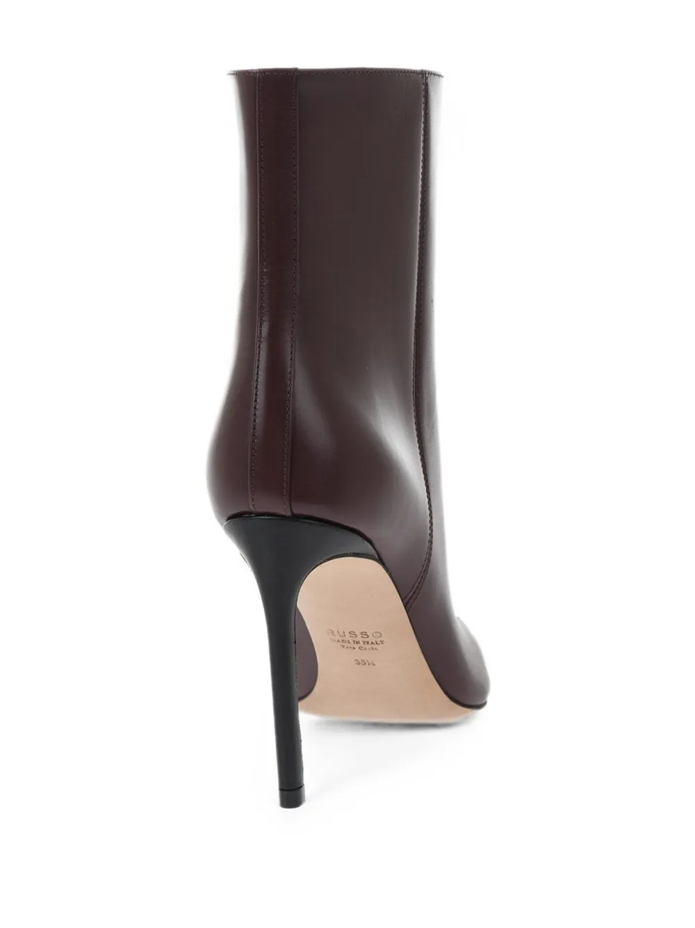 Contrast-toe ankle boots