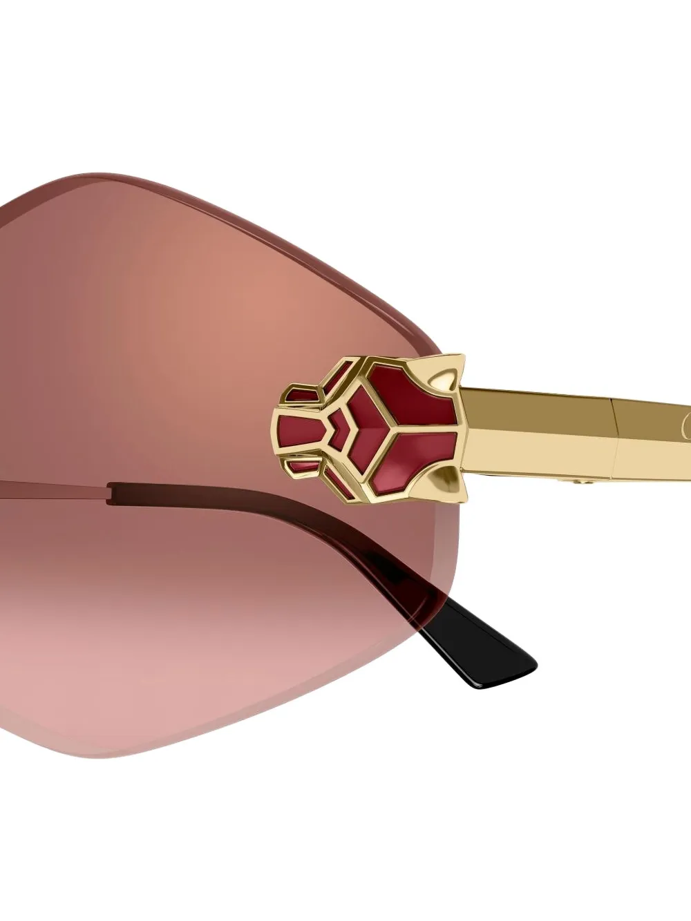 Panthère geometric-frame sunglasses