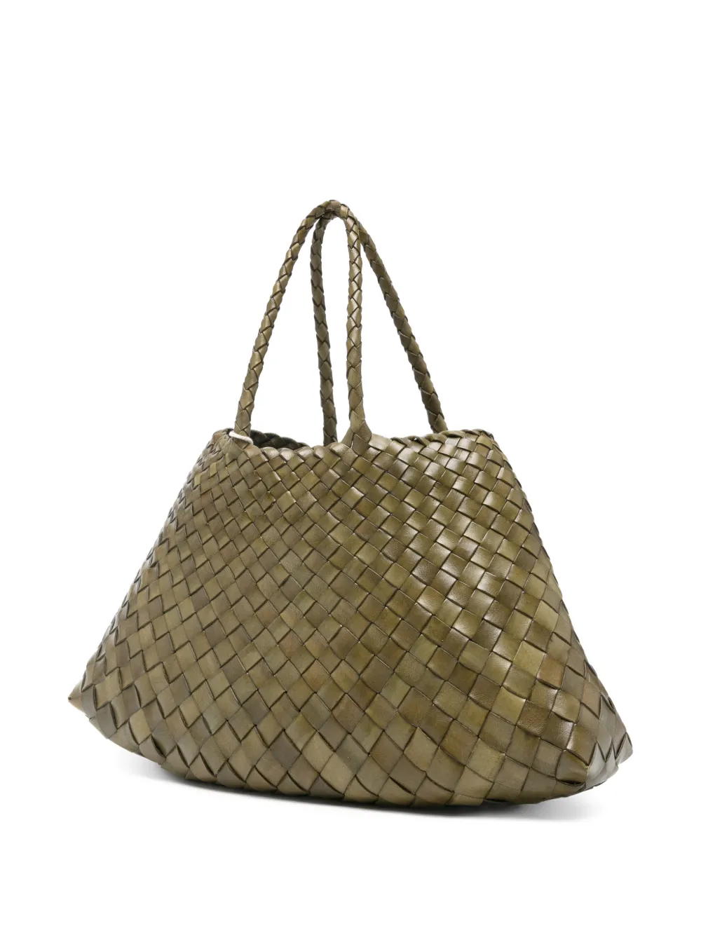 Santa Croce woven leather tote bag