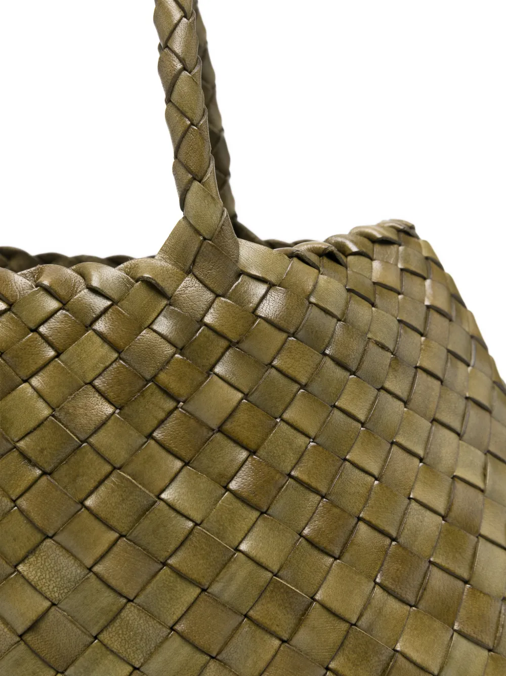 Santa Croce woven leather tote bag