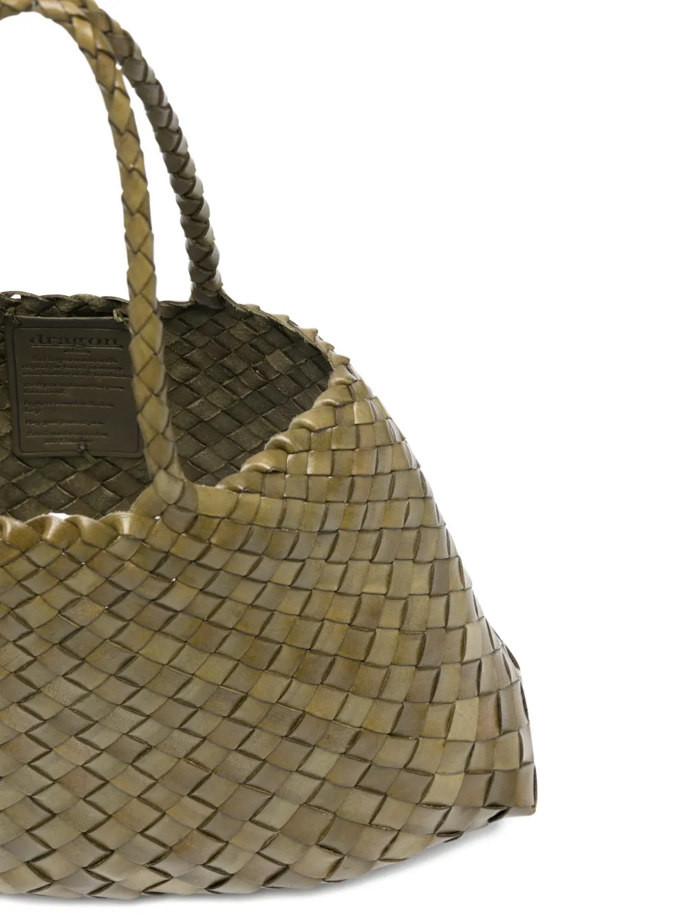 Santa Croce woven leather tote bag