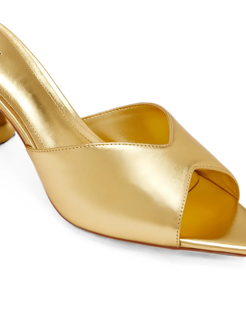 Ellie spherical-heel pointed-toe mules