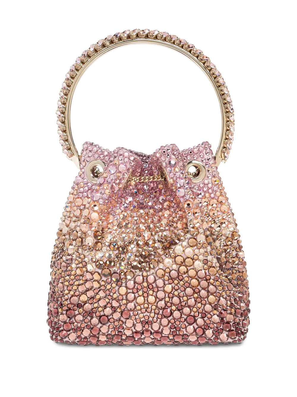 Bon Bon crystal bucket bag