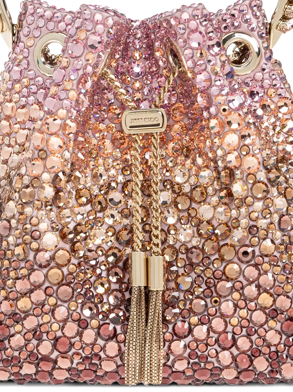 Bon Bon crystal bucket bag