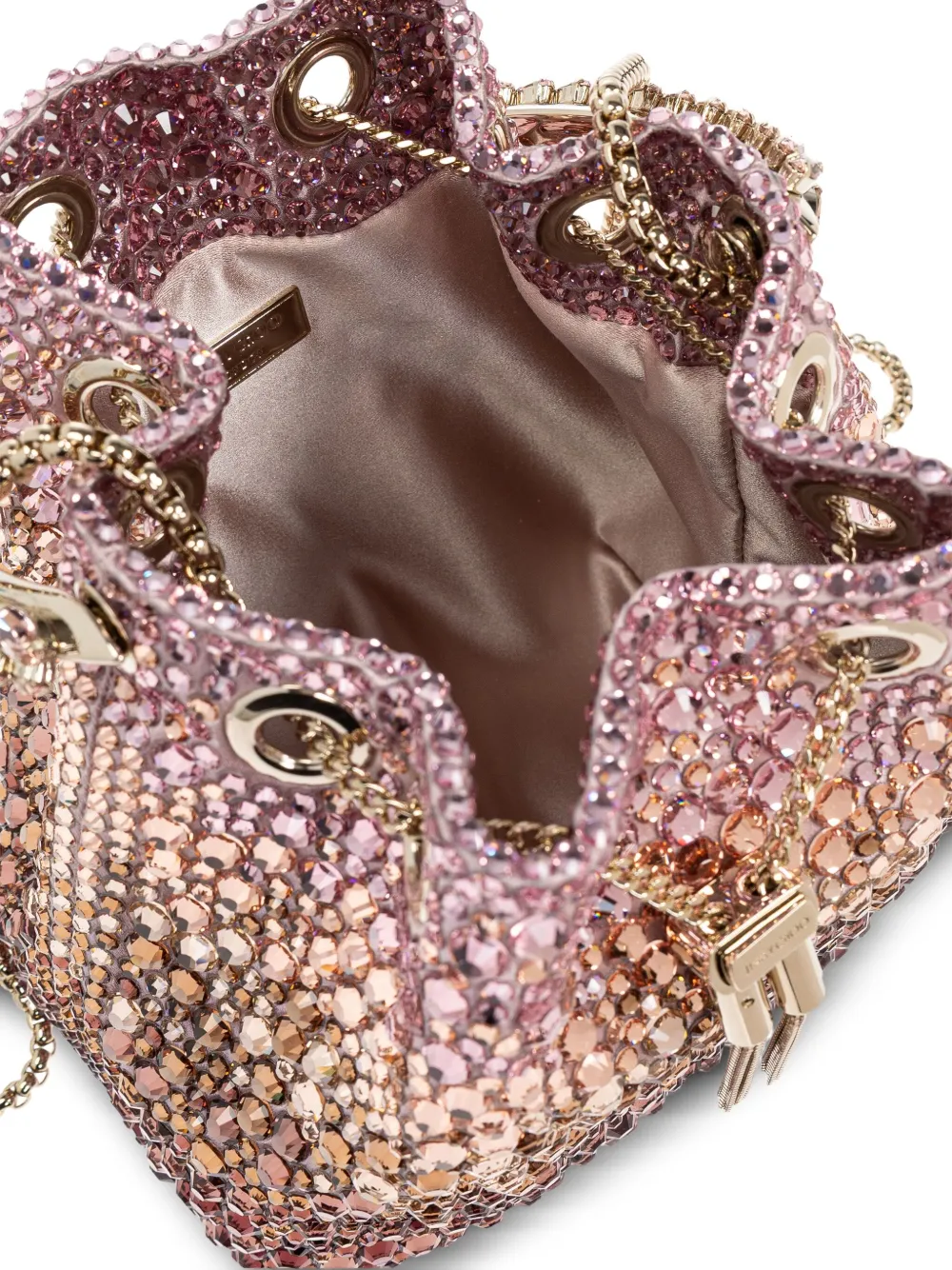 Bon Bon crystal bucket bag