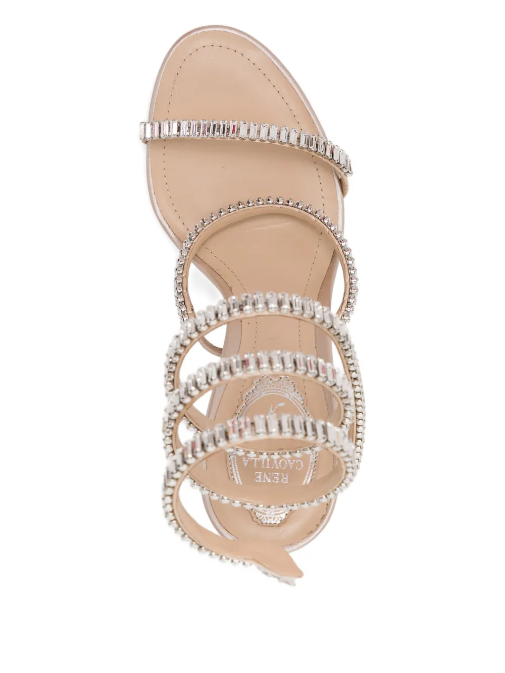 105mm Cleo Spark heeled sandals