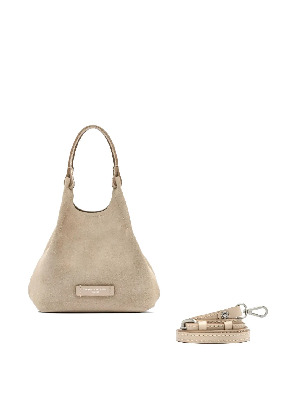 Dua leather shoulder bag