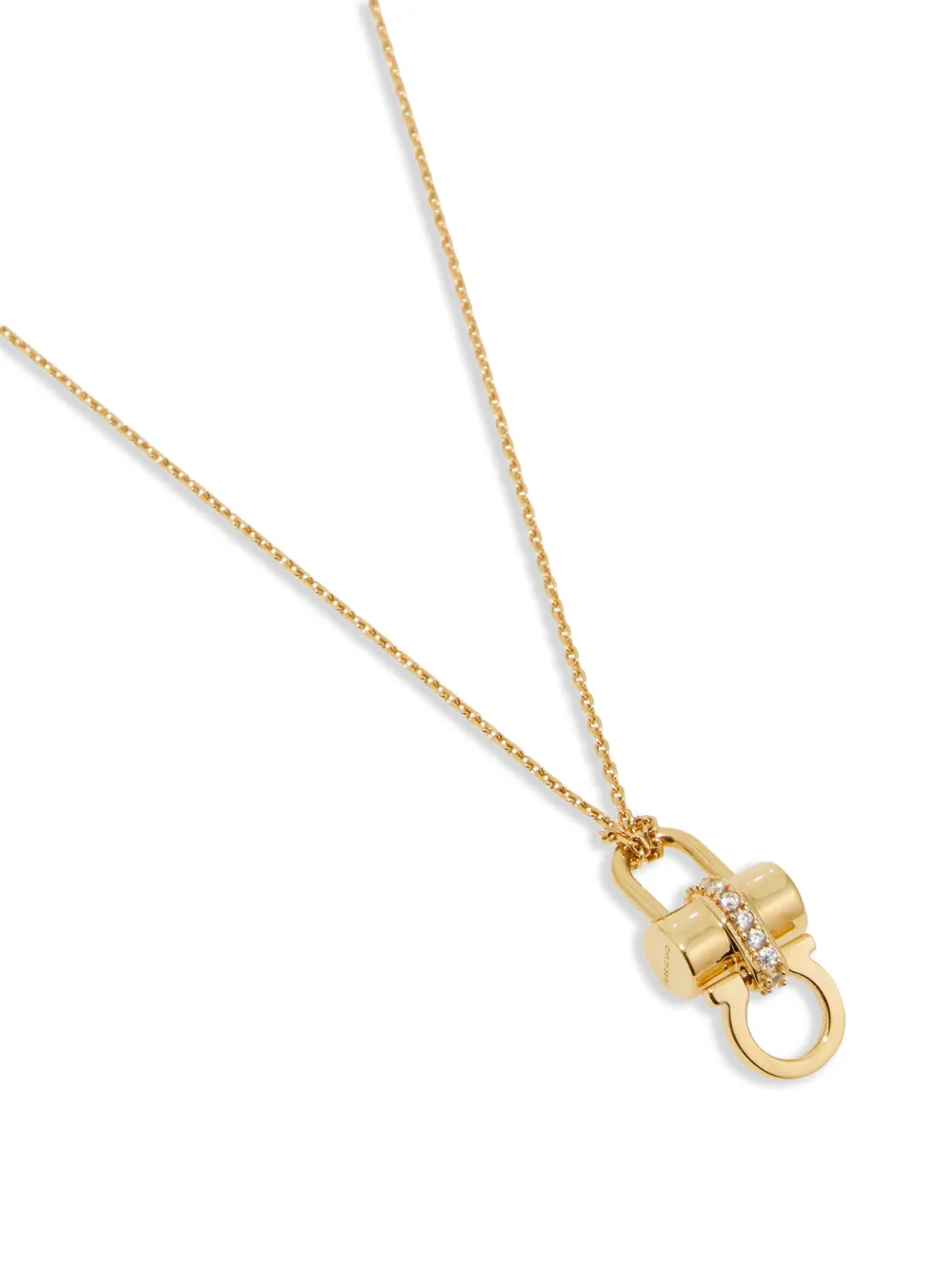 Padlock pendant necklace