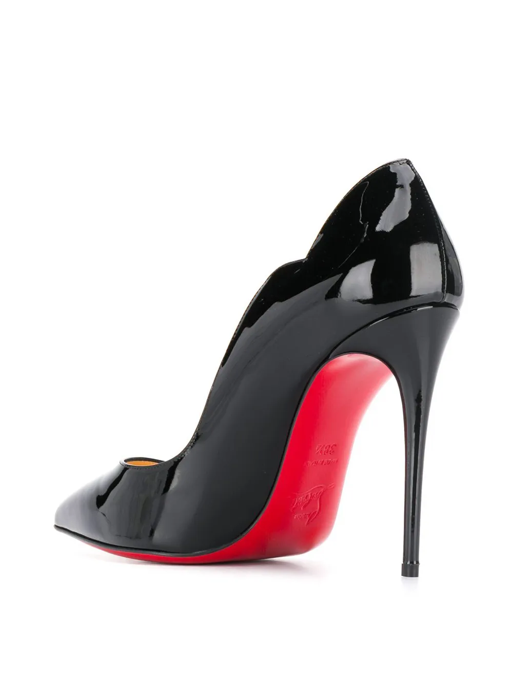 Hot Chick patent leather pumps