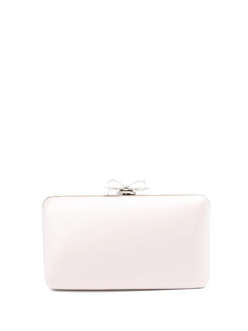 Satin clutch bag