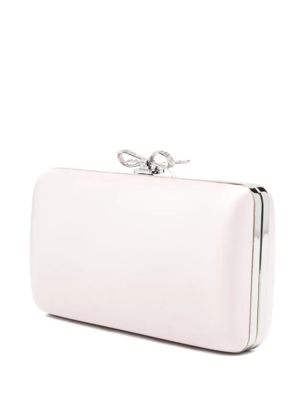 Satin clutch bag