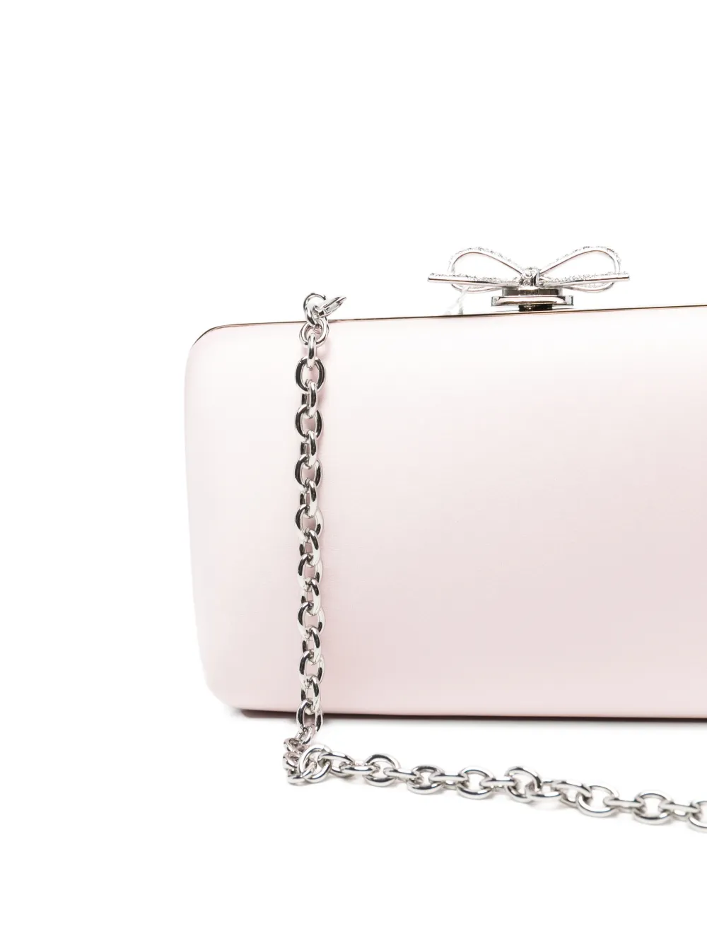 Satin clutch bag