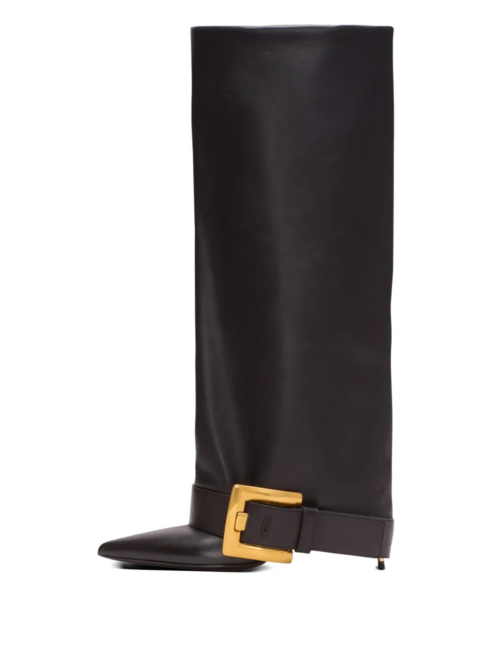 Anthem calfskin leather boots