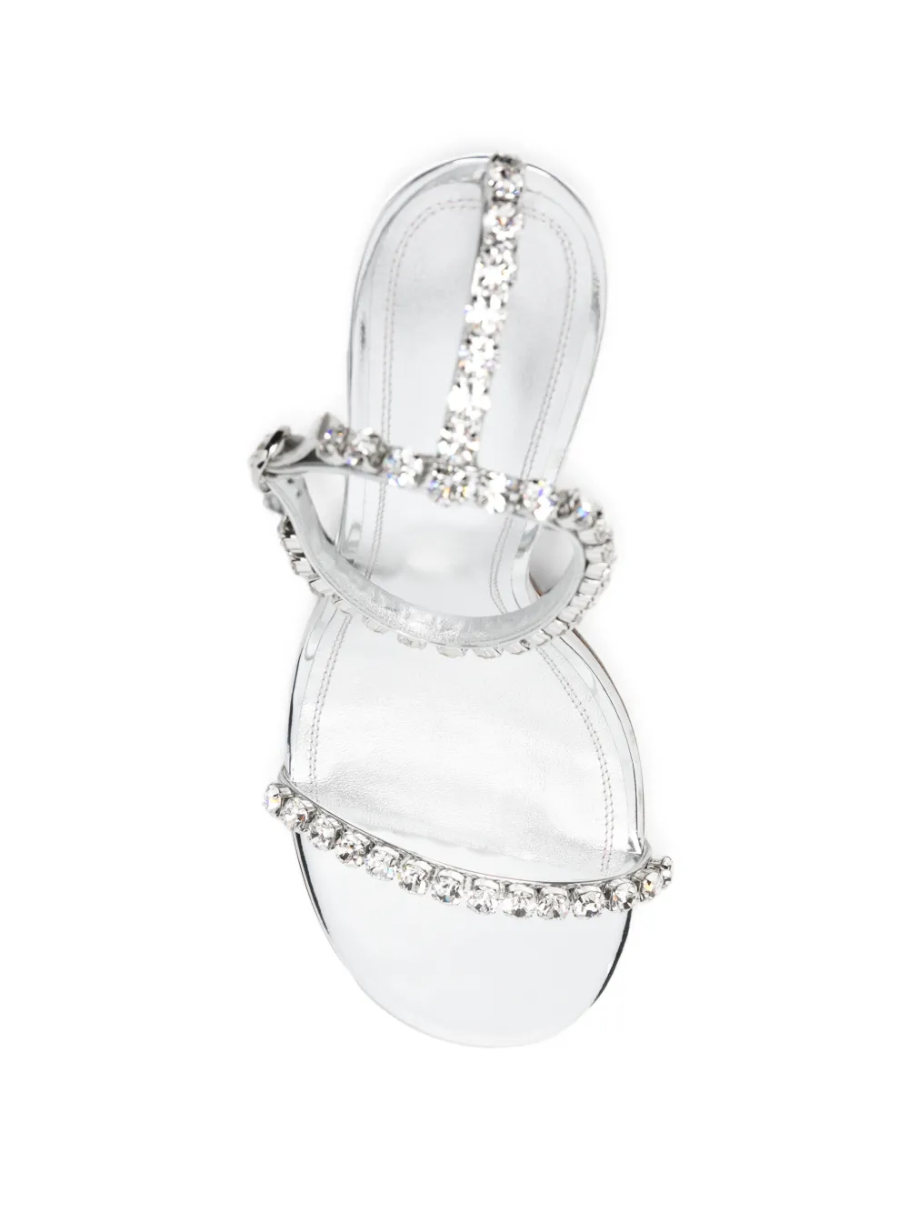Gigi crystal-embellished heeled sandals