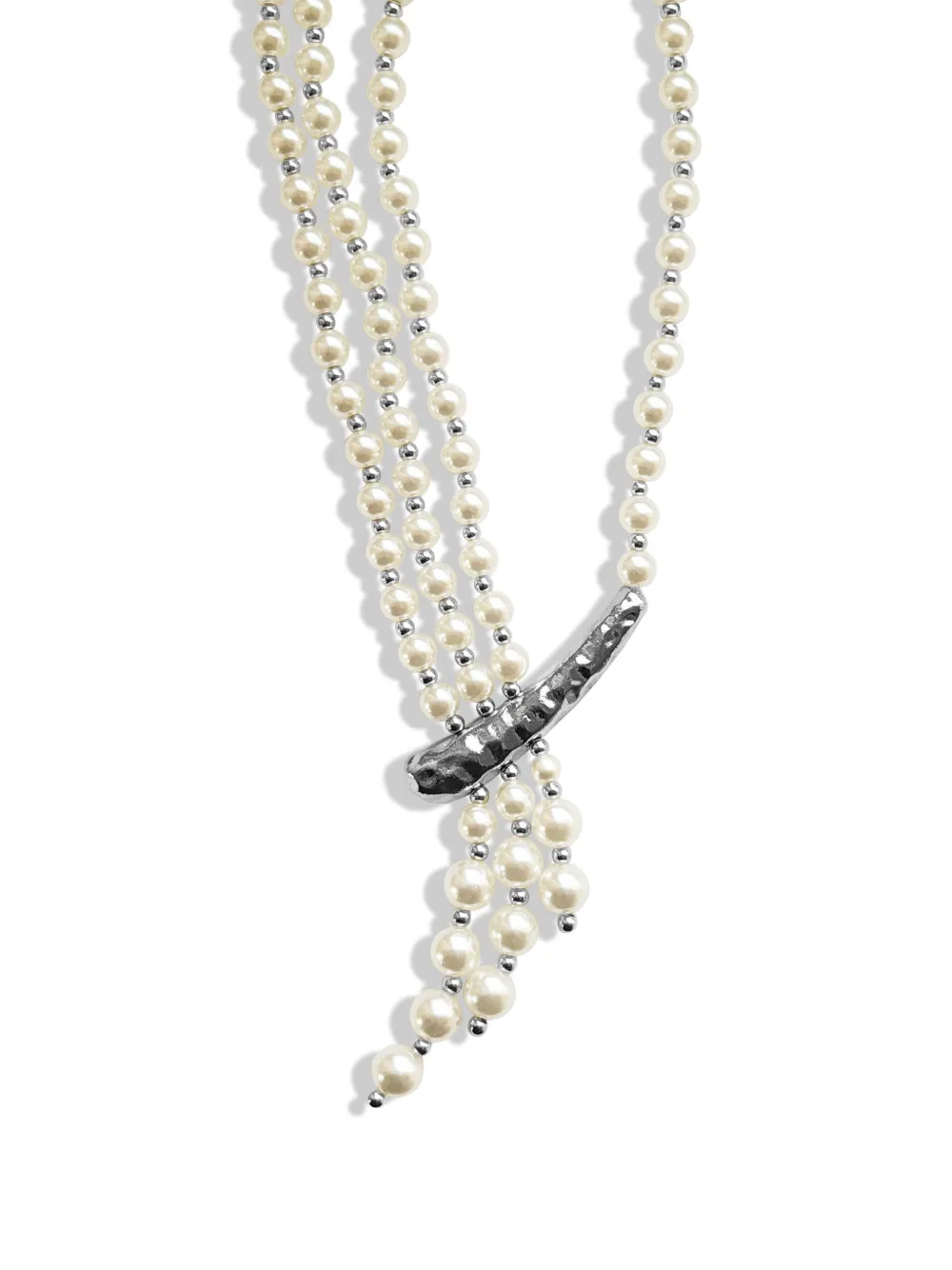 Pearl-embellished necklace