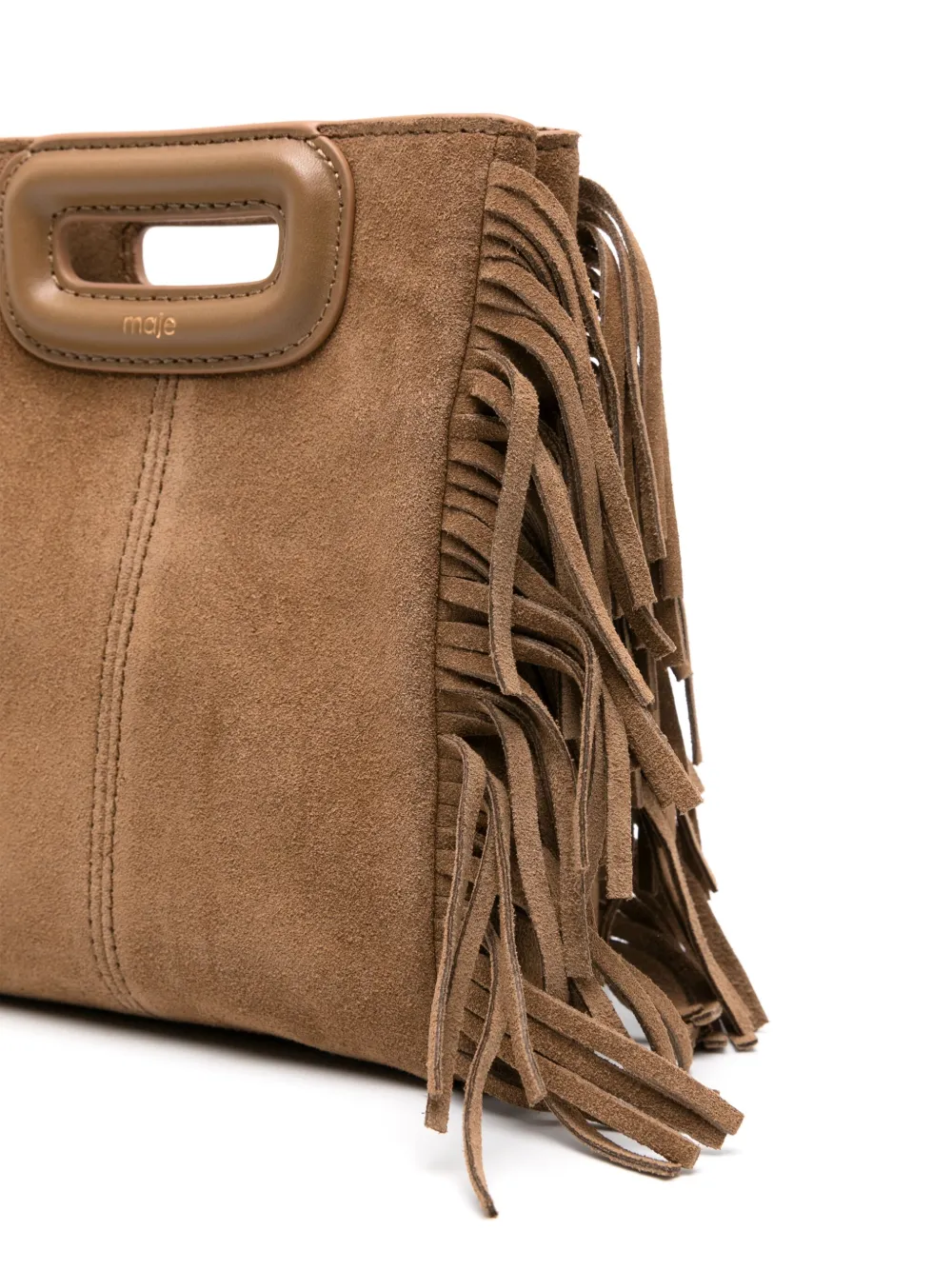 Mini bag in suede leather