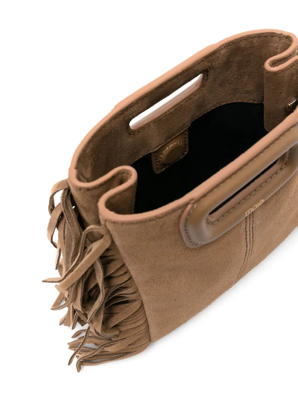 Mini bag in suede leather